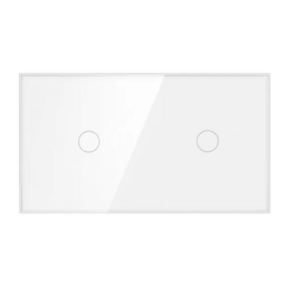 Vendalor Dubbele Touch Glazen afdekraam Wit