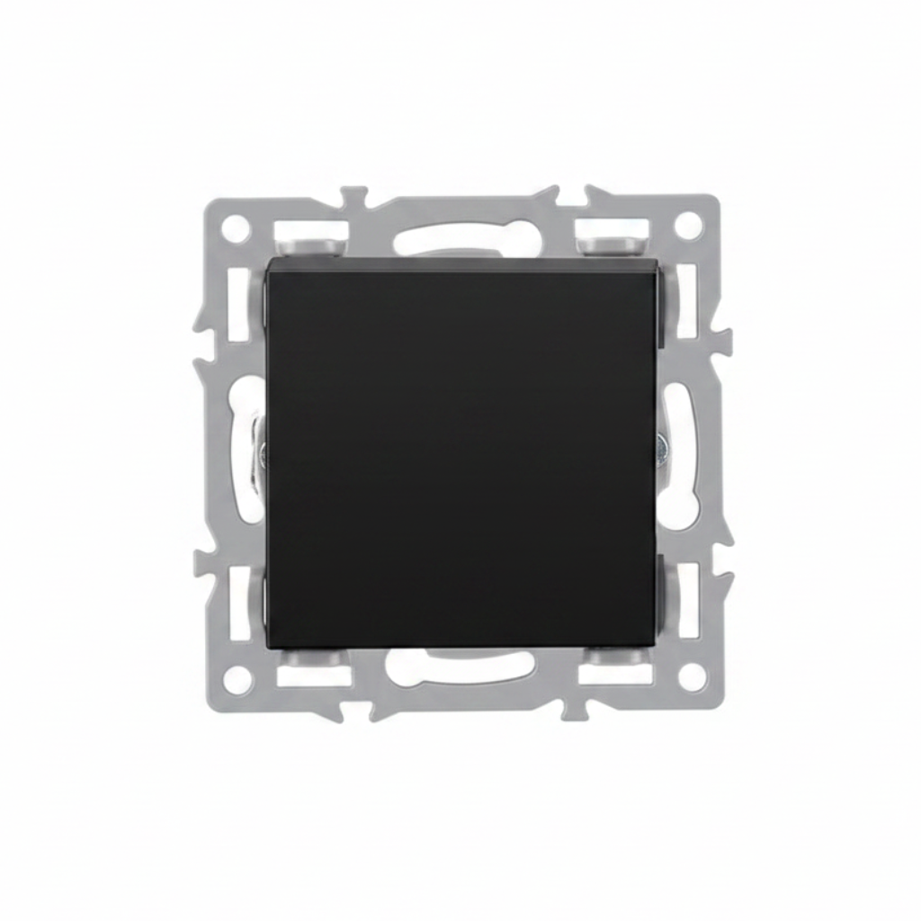 Vendalor wissel wipschakelaar module zwart – twee-weg bediening per module