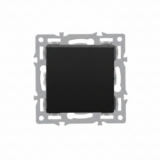 Vendalor wissel wipschakelaar module zwart – twee-weg bediening per module