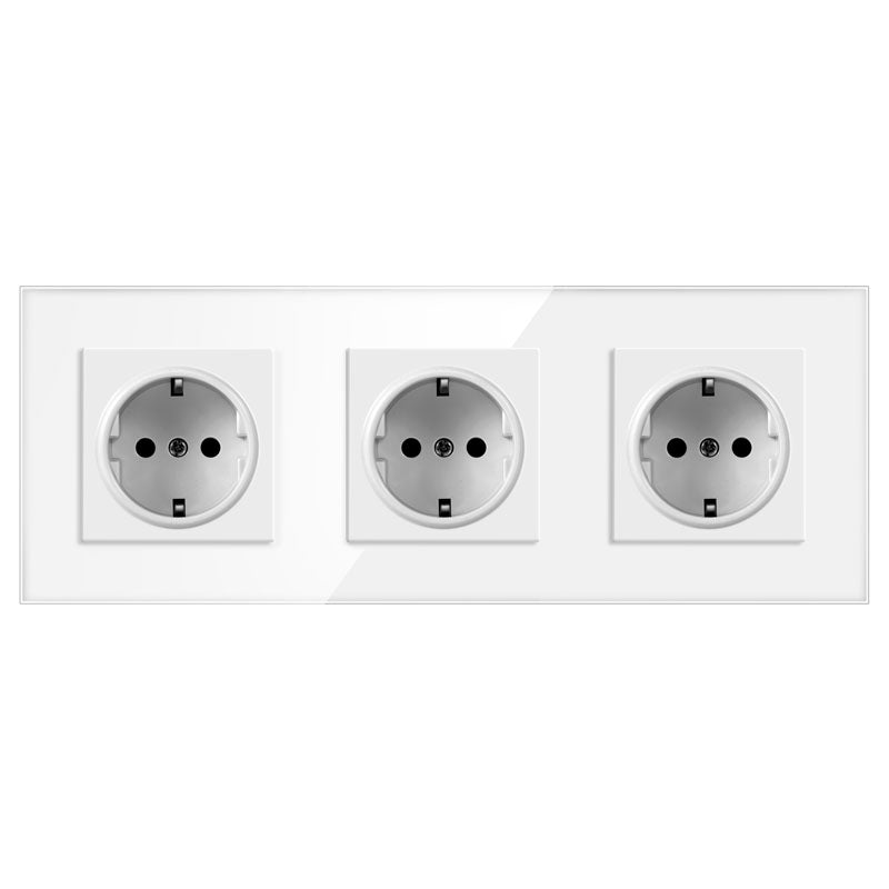 Vendalor 3-delige wandcontactdoos Wit