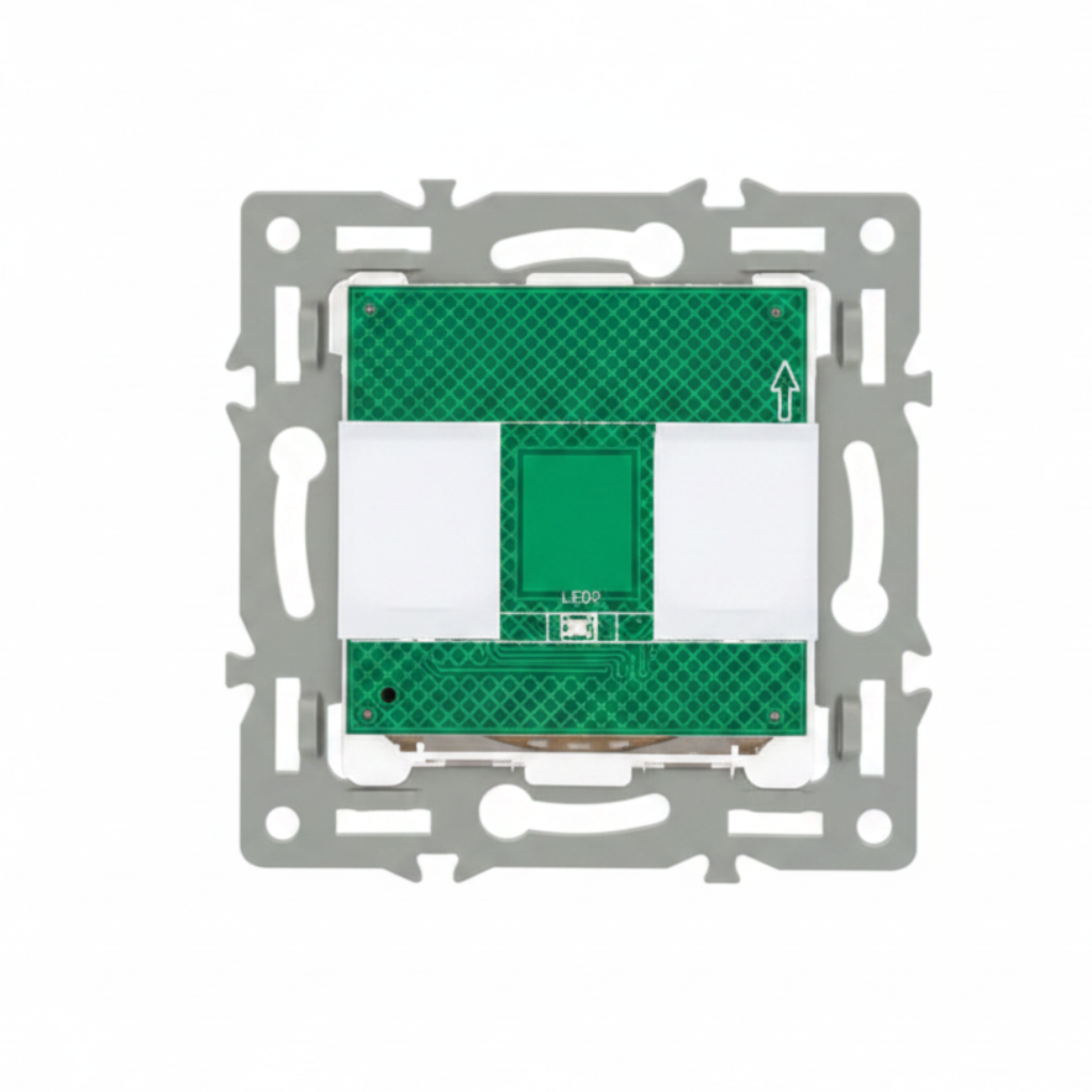 Vendalor wandcontactdoos module zwart – EU-stopcontact voor inbouwdoos