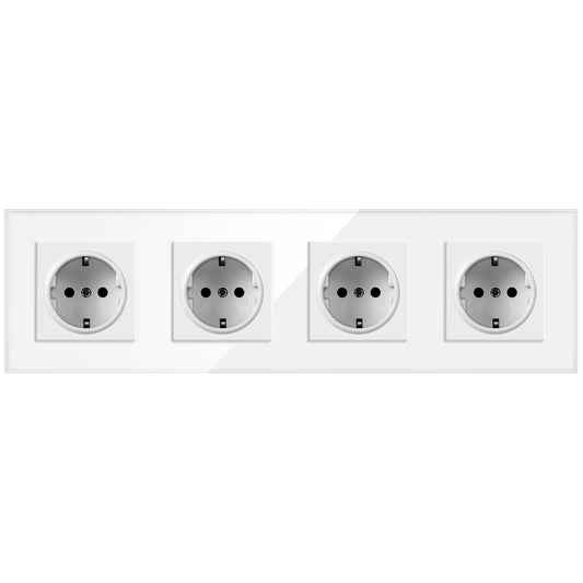 Vendalor 4-delige Wandcontactdoos Wit