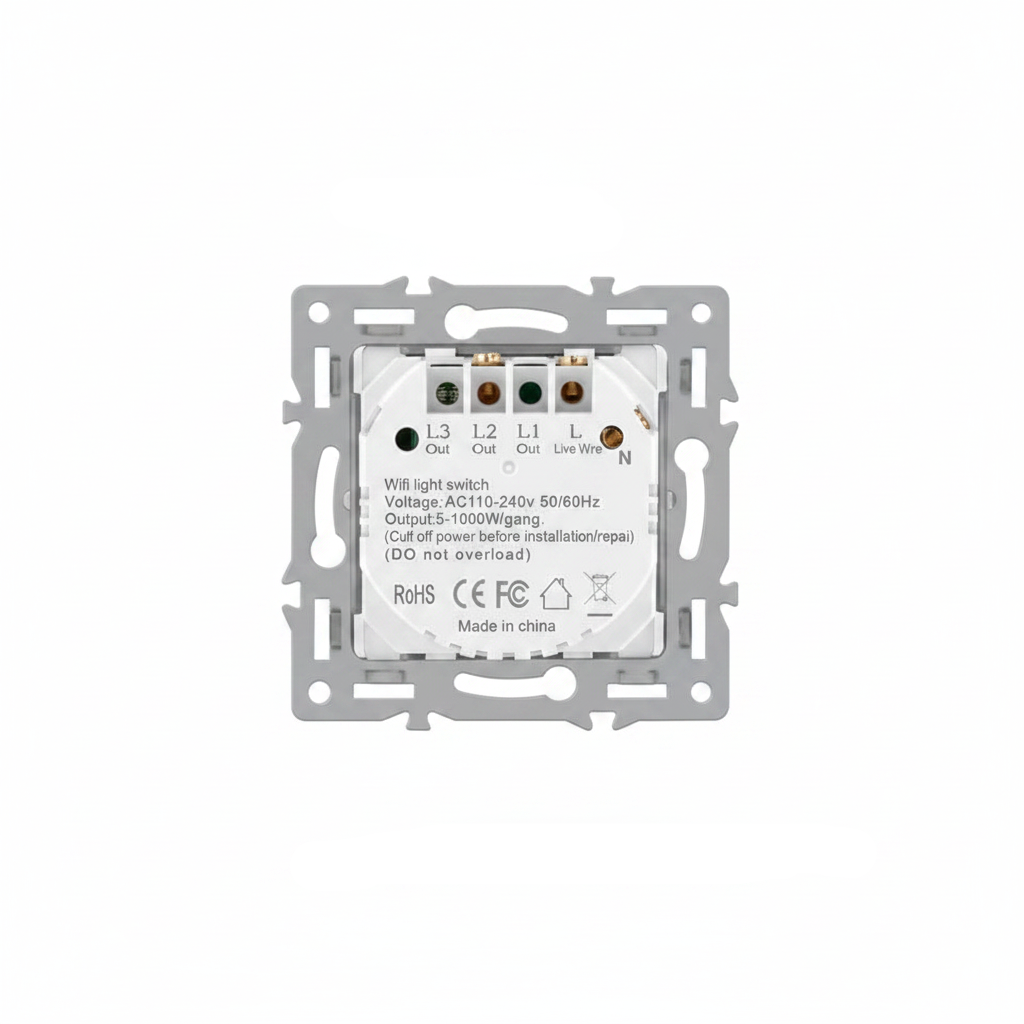 Vendalor enkele WiFi touchschakelaar module zwart – losse smart home module